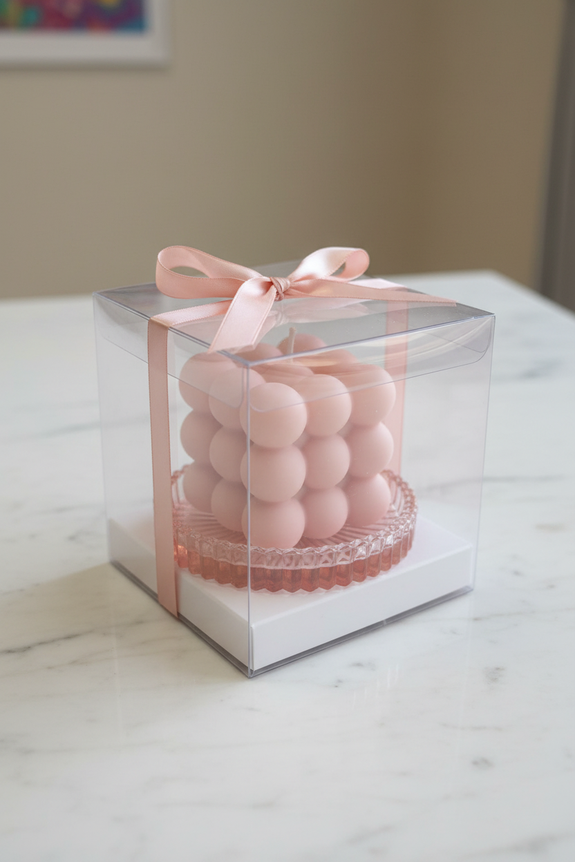 Medium Bubble Candle —