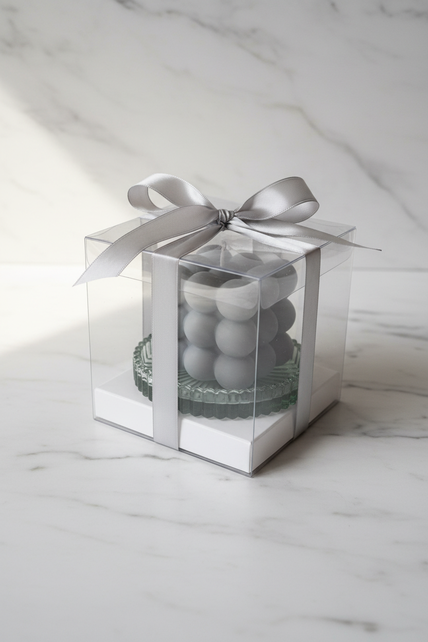 Medium Bubble Candle —