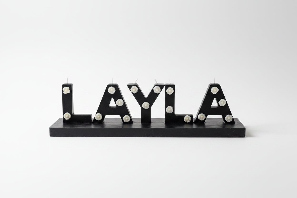 Wax Base for Letter Candles