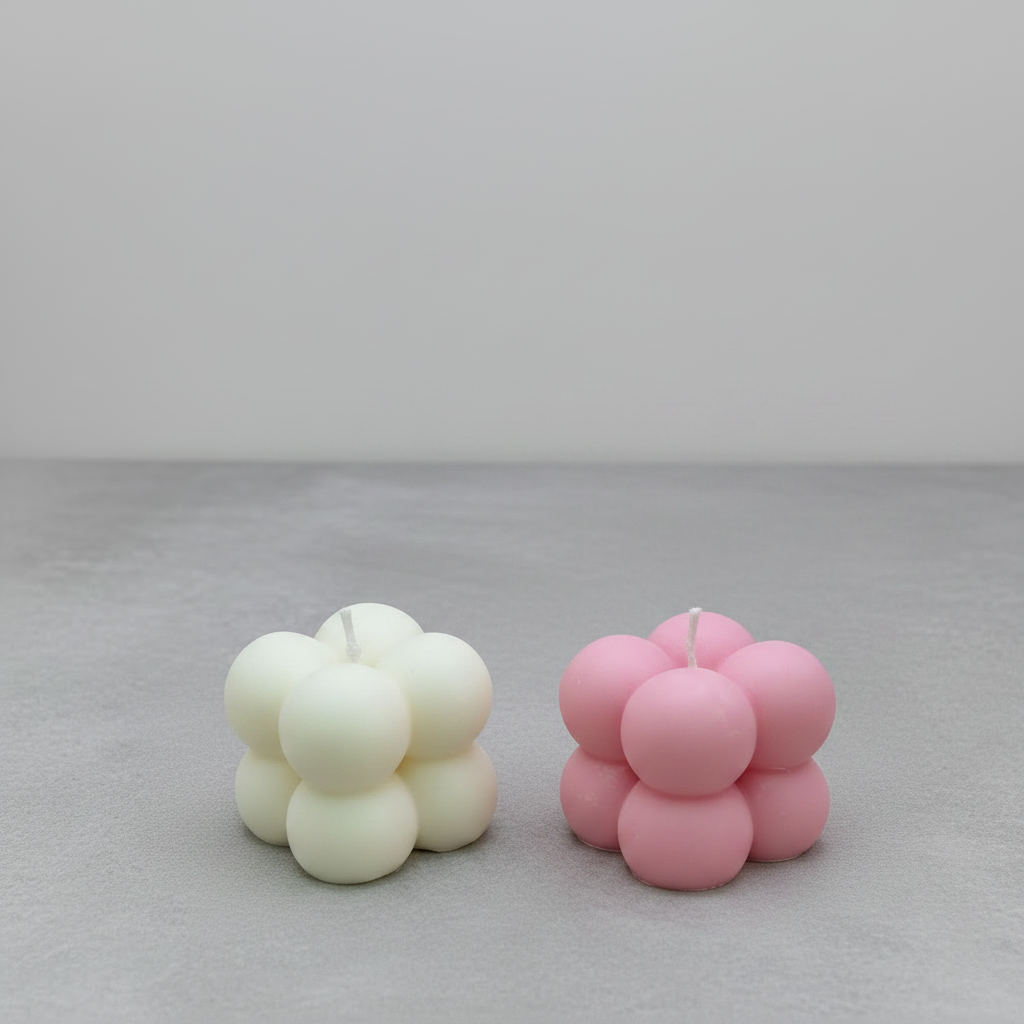 Mini Bubble Cube Candle
