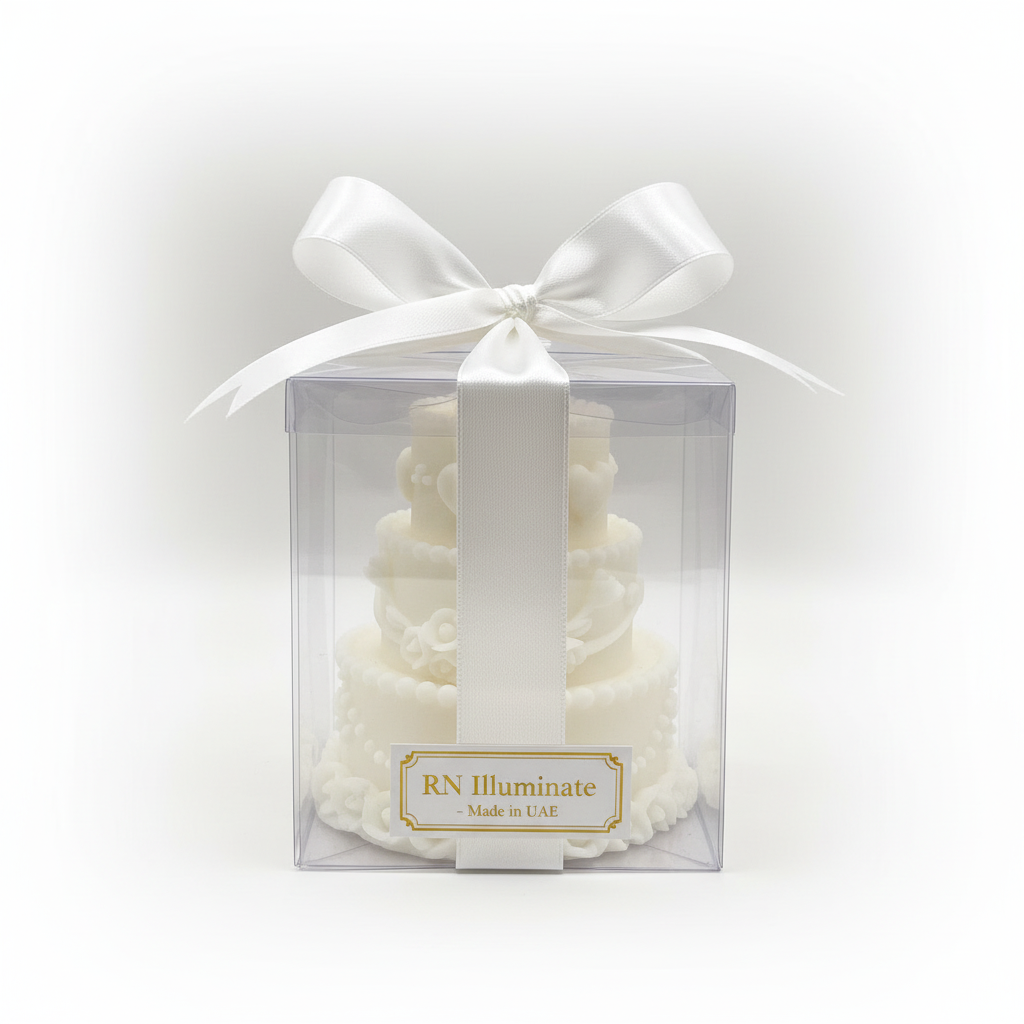 Wedding Cake Candle - Gift Box
